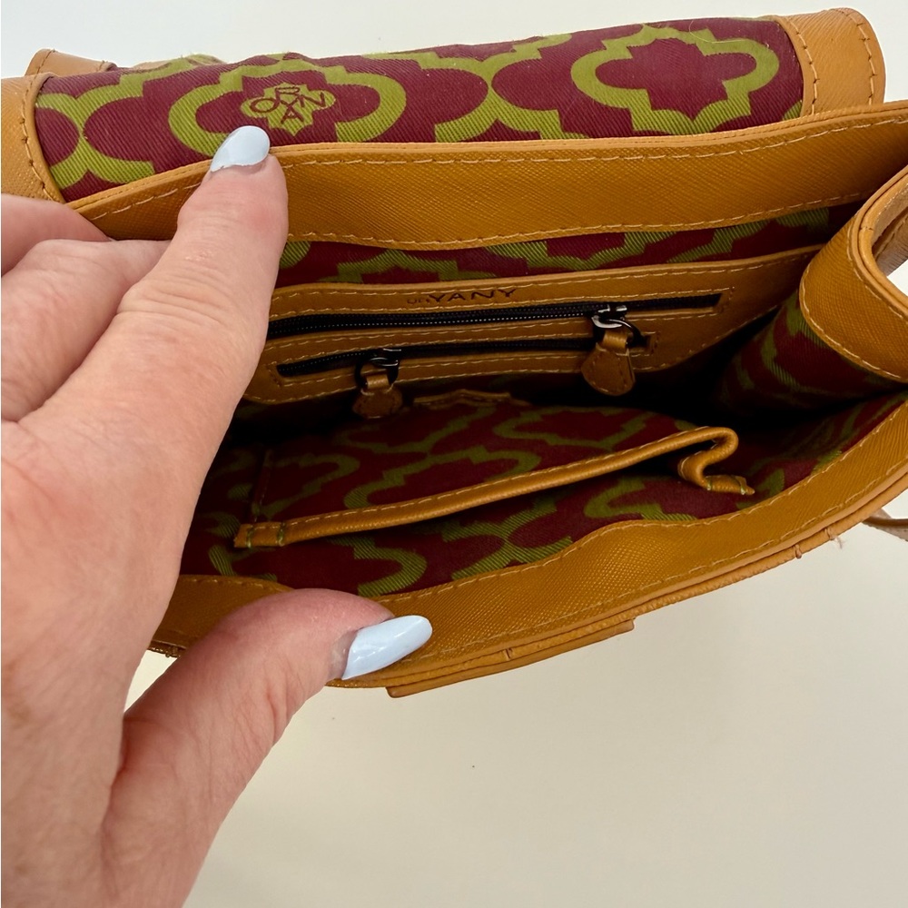 Yellow Leather Crossbody Bag - Picture 2 of 4